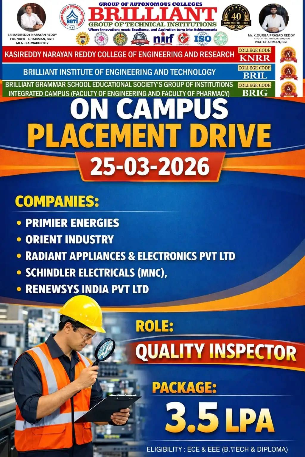 Schlinder and Premier Energies  23-03-2026